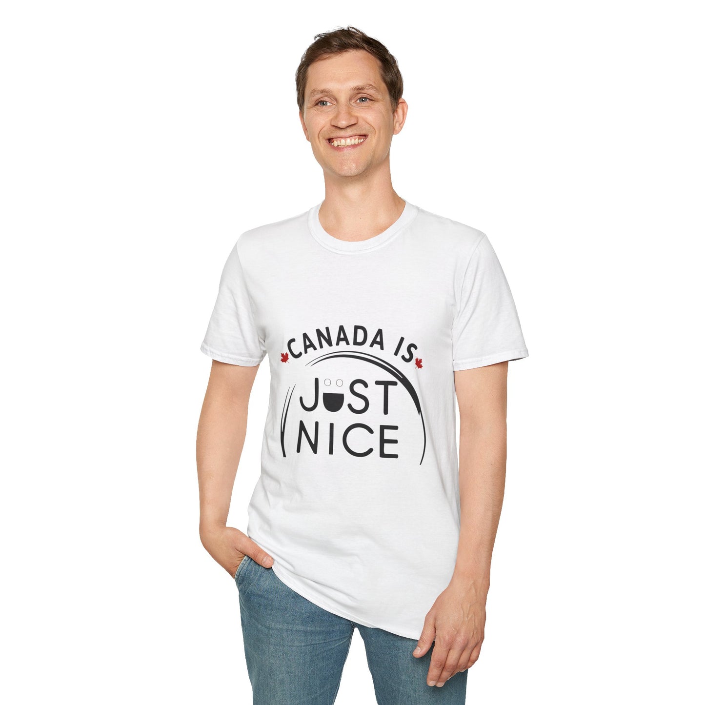 Canada Is Not Nasty Just Nice Unisex Softstyle T-Shirt