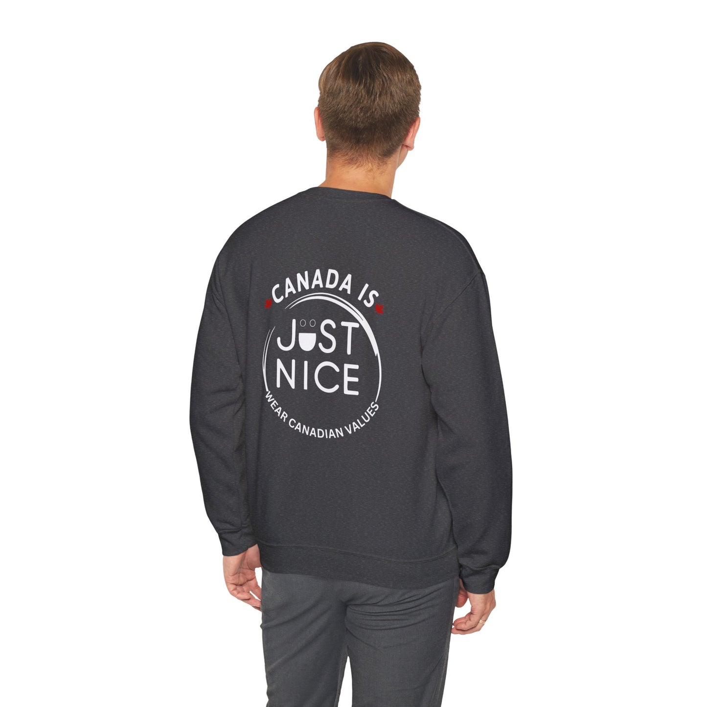 Canada Is Not Nasty Crewneck Sweatshirt - A Cozy Statement Piece for Proud Canadians