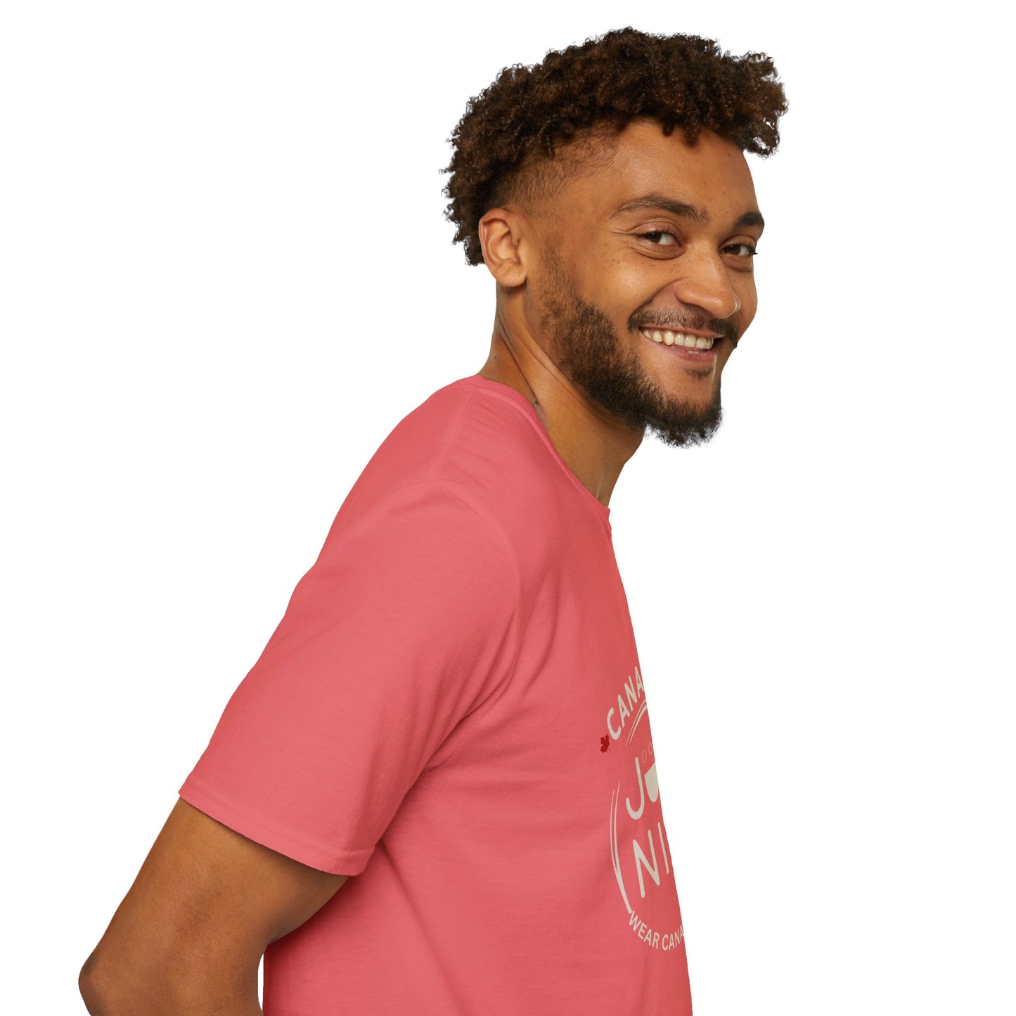 Unisex Softstyle T-Shirt - "Canada is Just Nice" Maple Leaf Design