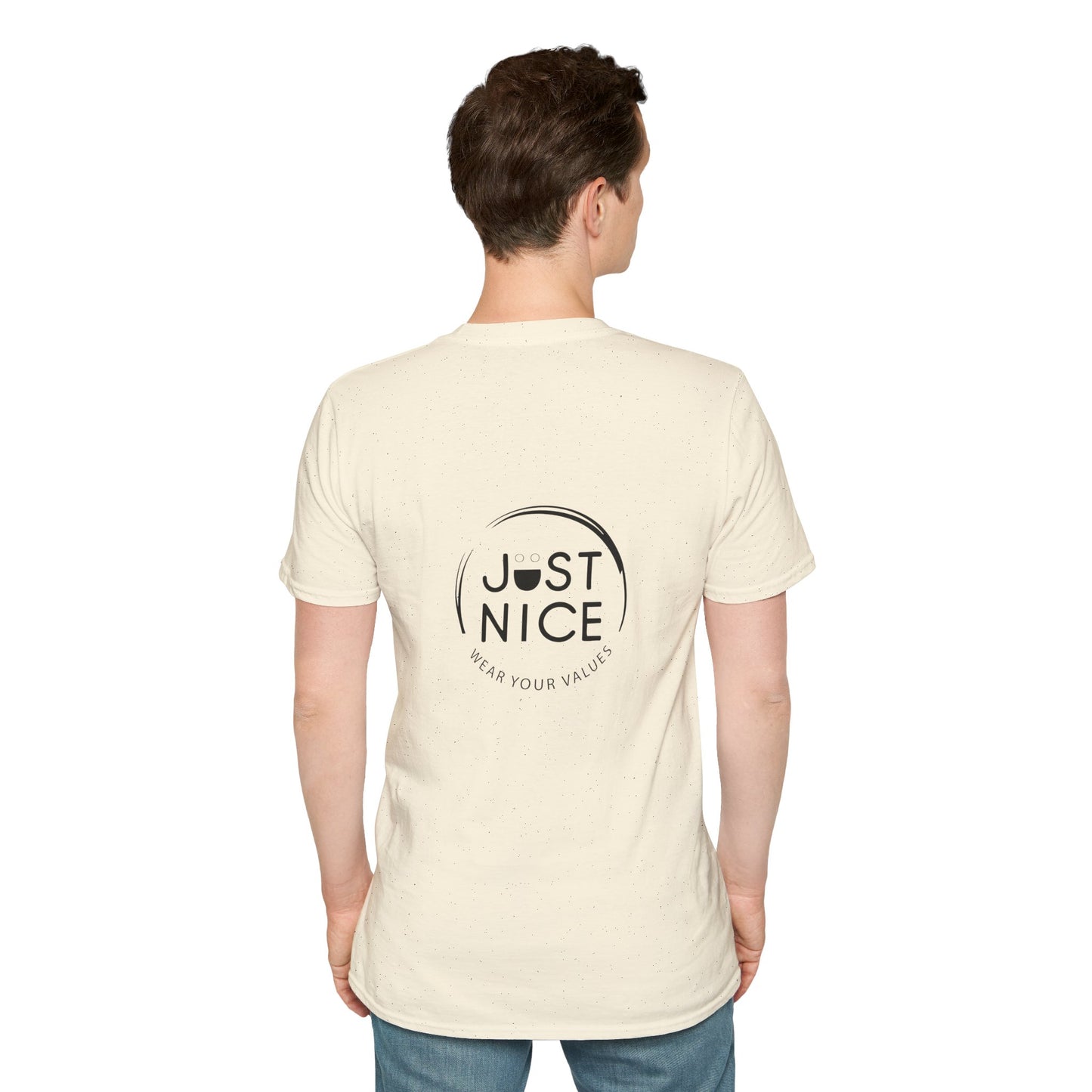 Unisex Softstyle T-Shirt - "Canada is Just Nice" Maple Leaf Design
