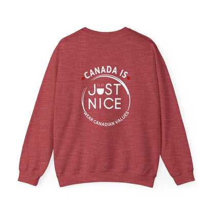 Canada Inspired Unisex Crewneck Sweatshirt - Cozy Fall Style