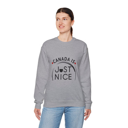 Canada Is Not Nasty Crewneck Sweatshirt - A Cozy Statement Piece for Proud Canadians