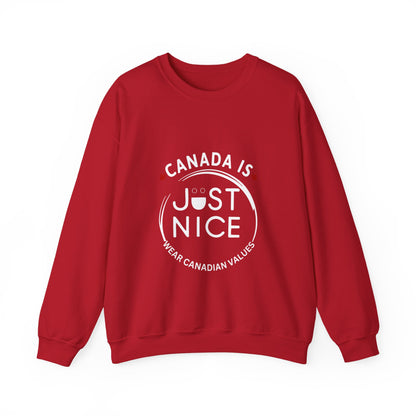 Canada Inspired Unisex Crewneck Sweatshirt - Cozy Fall Style