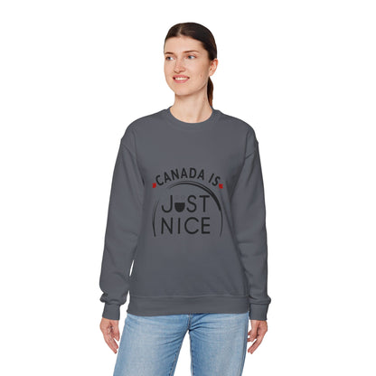 Canada Is Not Nasty Crewneck Sweatshirt - A Cozy Statement Piece for Proud Canadians