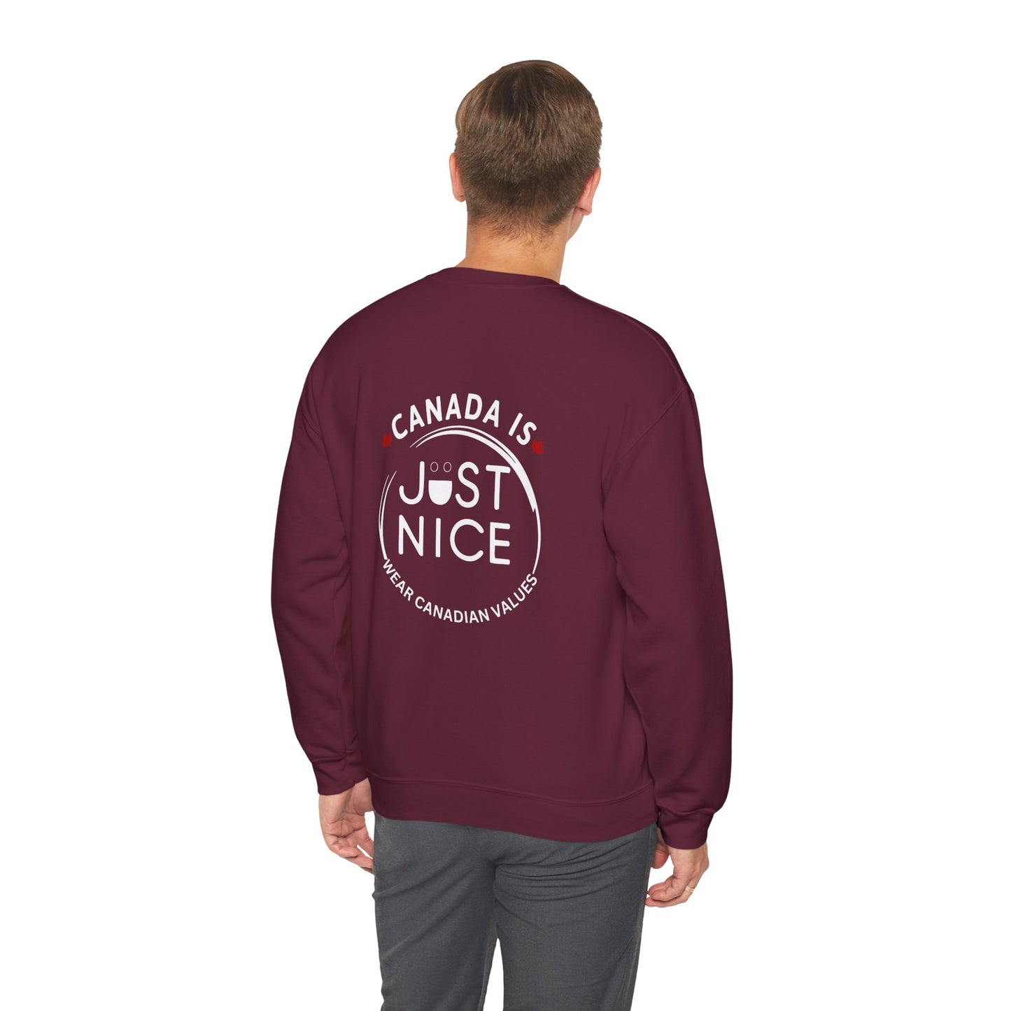 Canada Inspired Unisex Crewneck Sweatshirt - Cozy Fall Style