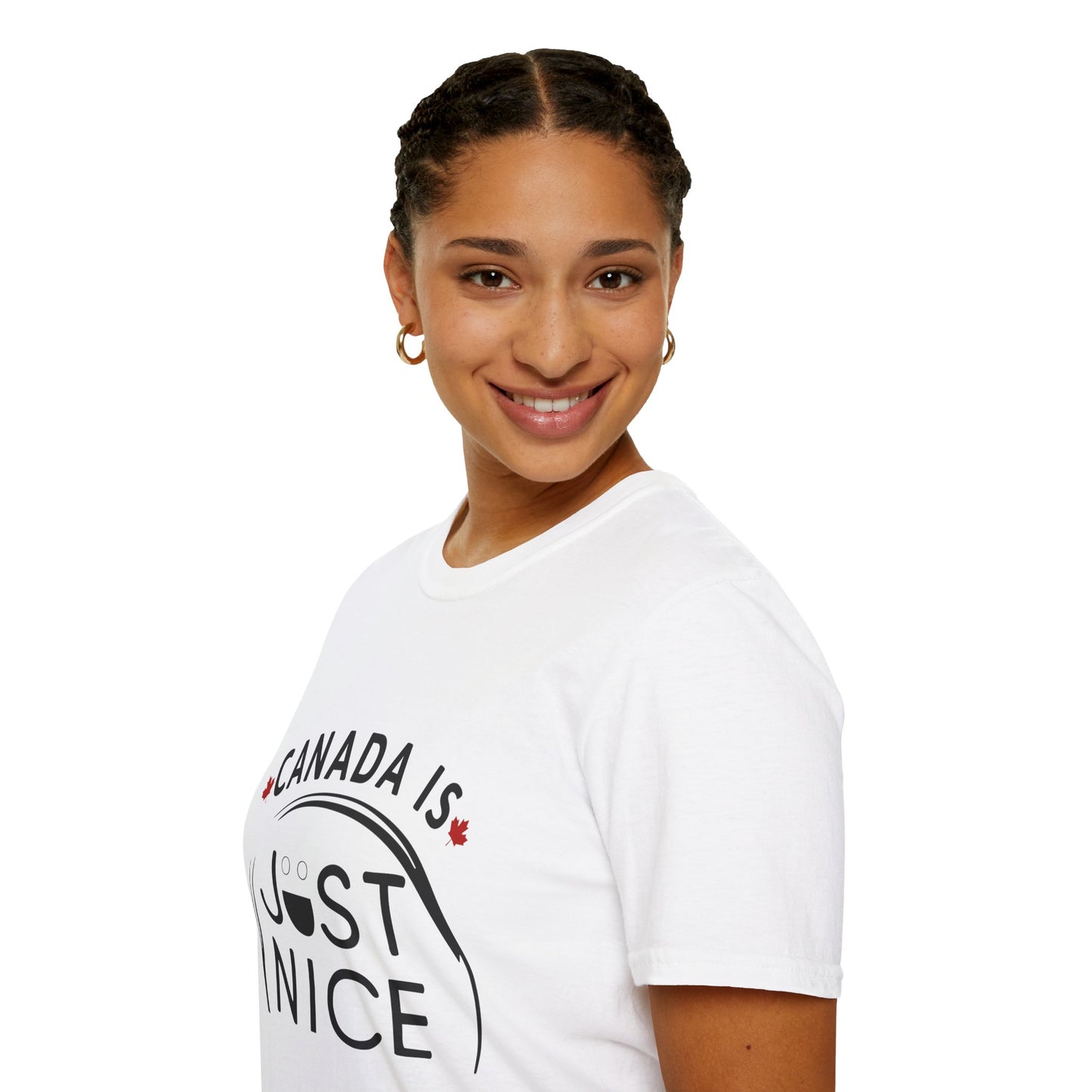 Canada is Just Nice Unisex T-Shirt, Cute Canada Tee, Gift for Canadians, Summer Shirt, Travel Apparel