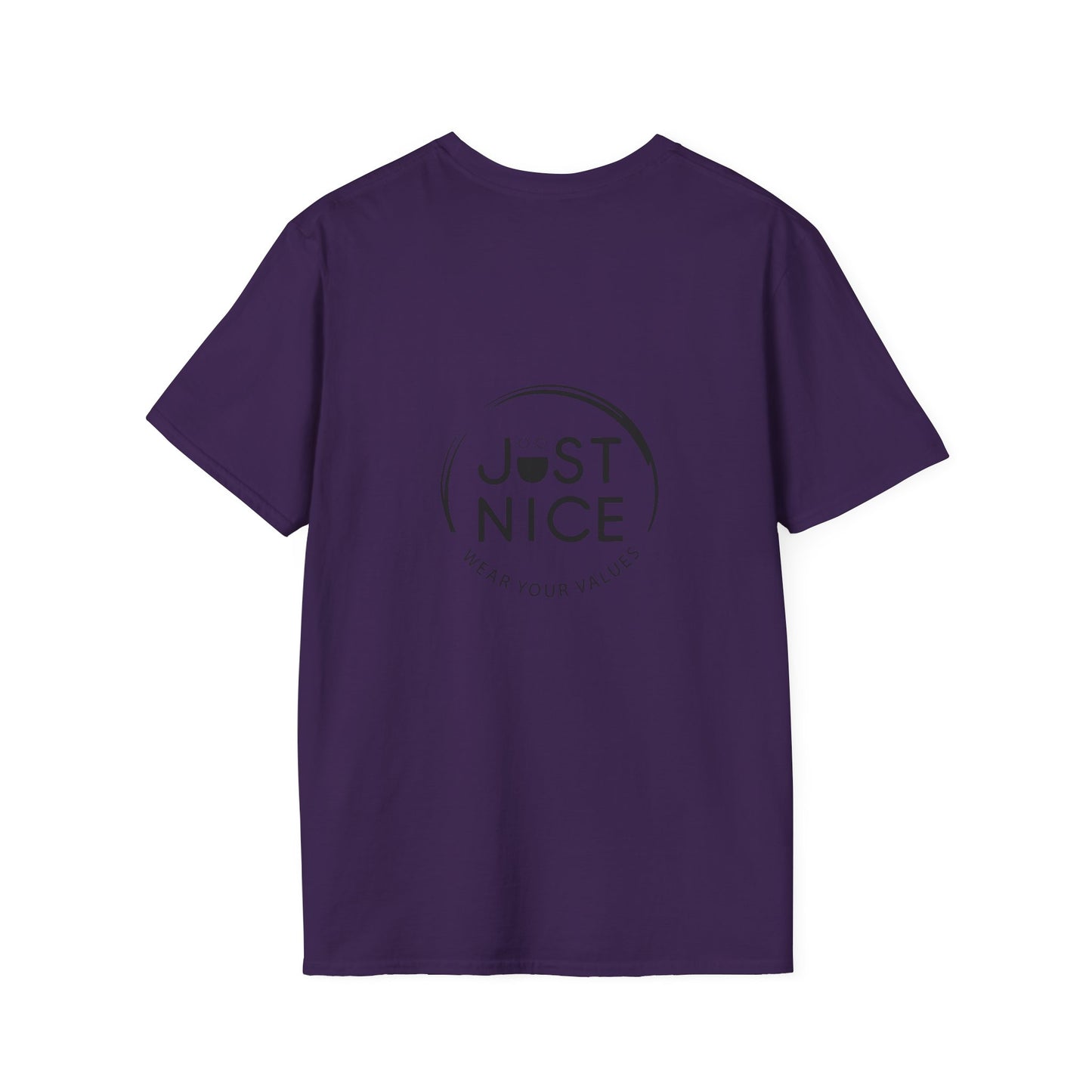 Unisex Softstyle T-Shirt - "Canada is Just Nice" Maple Leaf Design