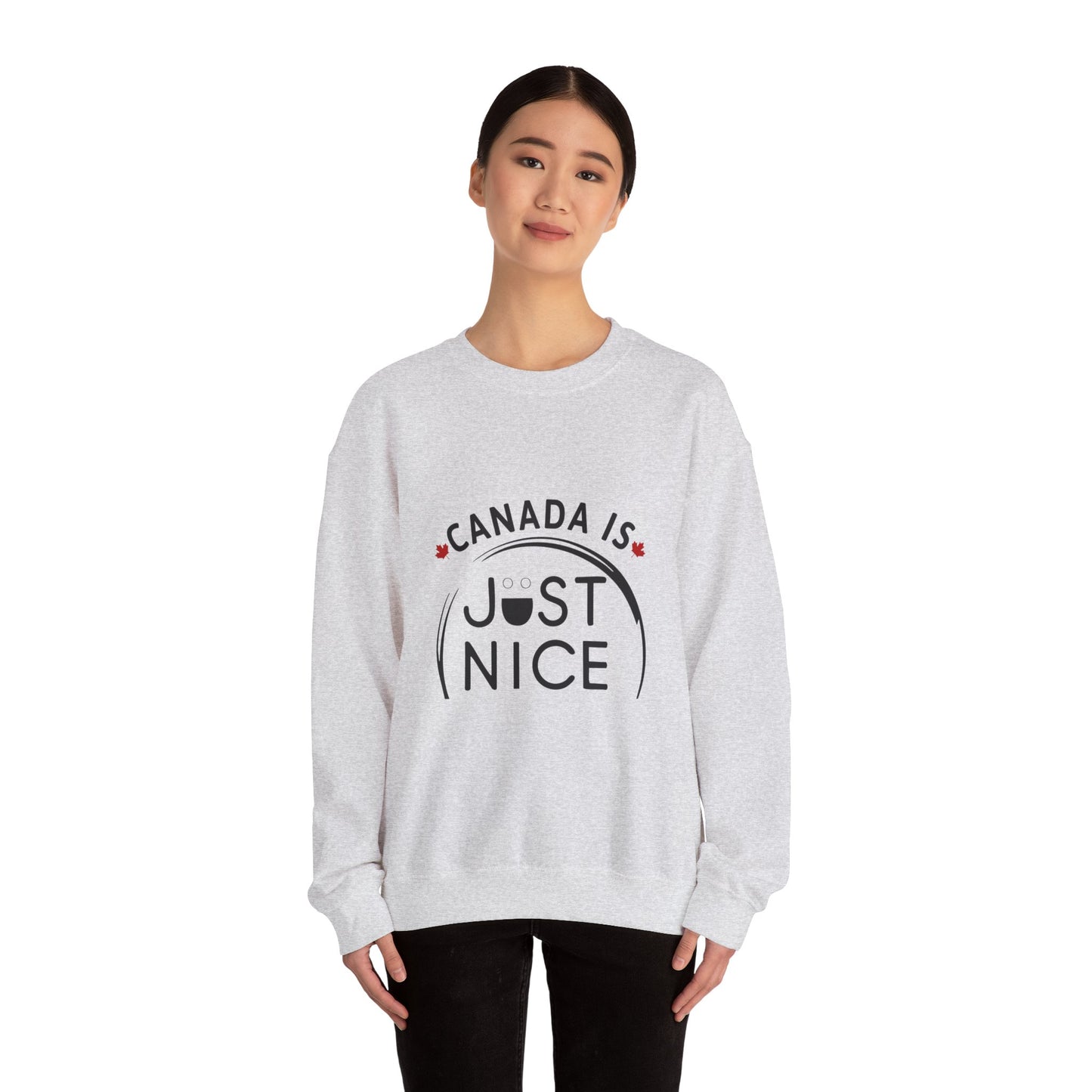 Canada Is Not Nasty Crewneck Sweatshirt - A Cozy Statement Piece for Proud Canadians