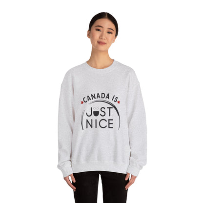 Canada Is Not Nasty Crewneck Sweatshirt - A Cozy Statement Piece for Proud Canadians