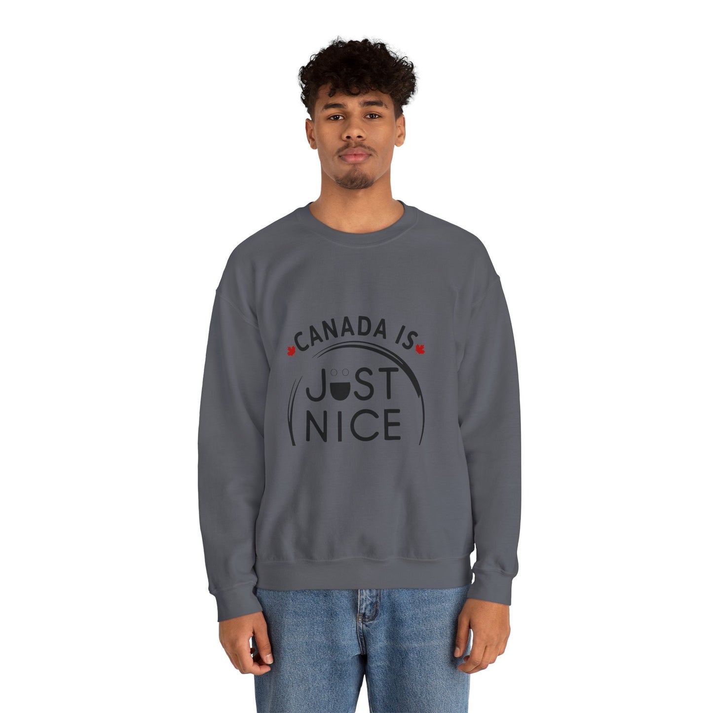 Canada Is Not Nasty Crewneck Sweatshirt - A Cozy Statement Piece for Proud Canadians