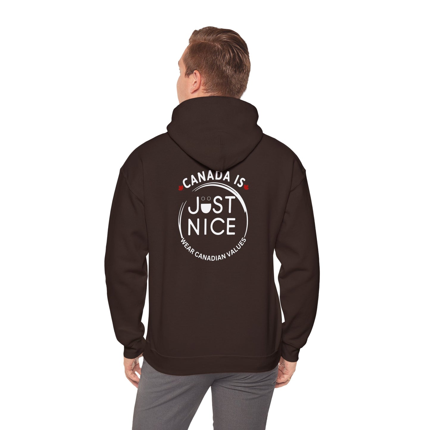 Canada Is Just Nice Hooded Sweatshirt | Unisex Cozy Pullover