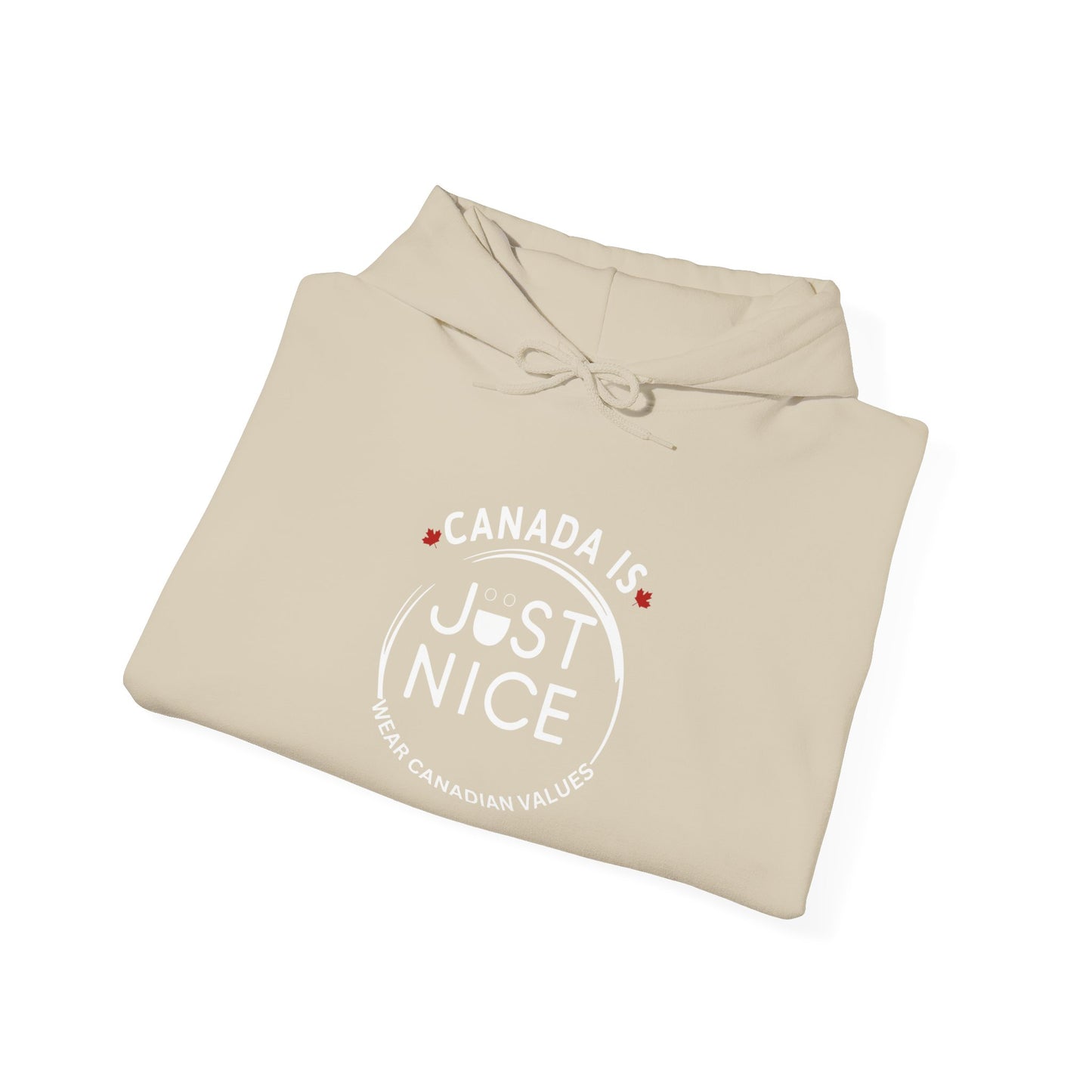 Canada Is Just Nice Hooded Sweatshirt | Unisex Cozy Pullover