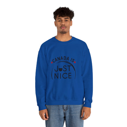 Canada Is Not Nasty Crewneck Sweatshirt - A Cozy Statement Piece for Proud Canadians