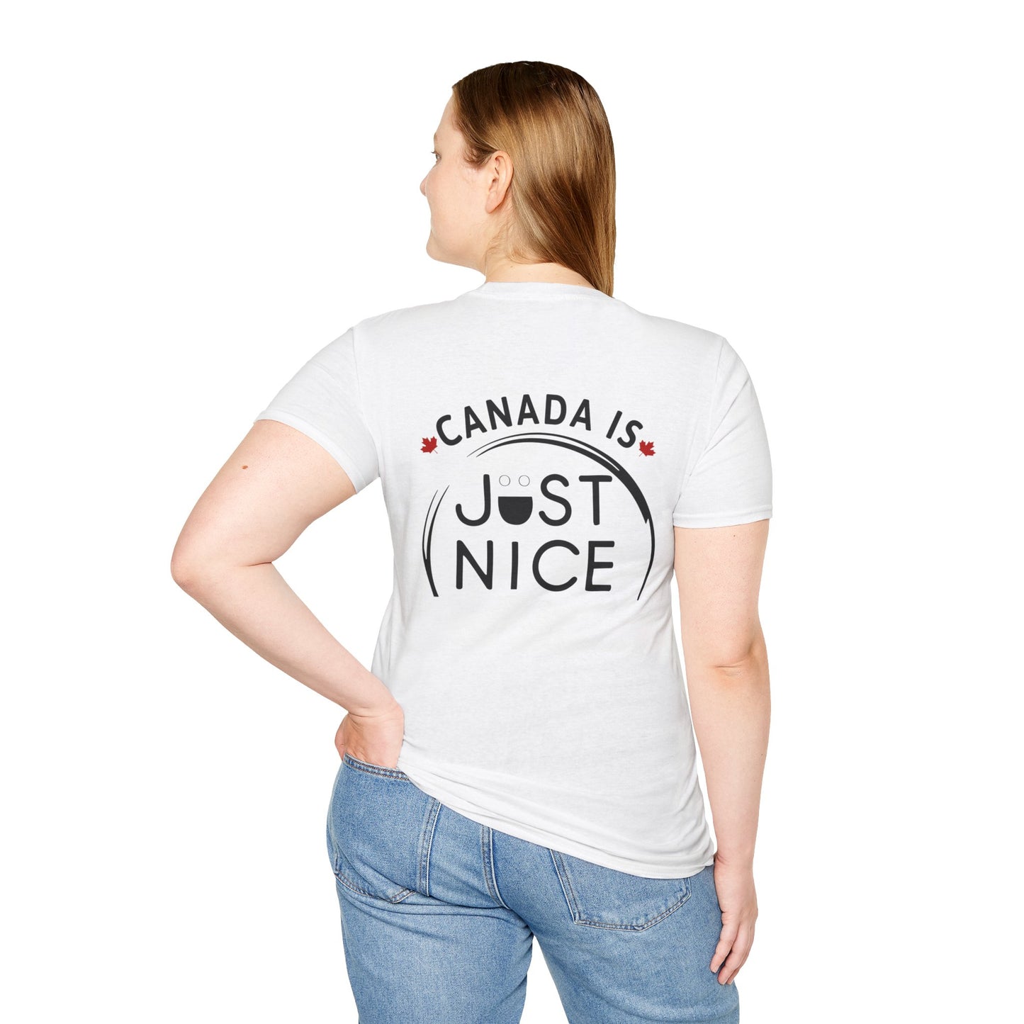 Canada Is Not Nasty Just Nice Unisex Softstyle T-Shirt