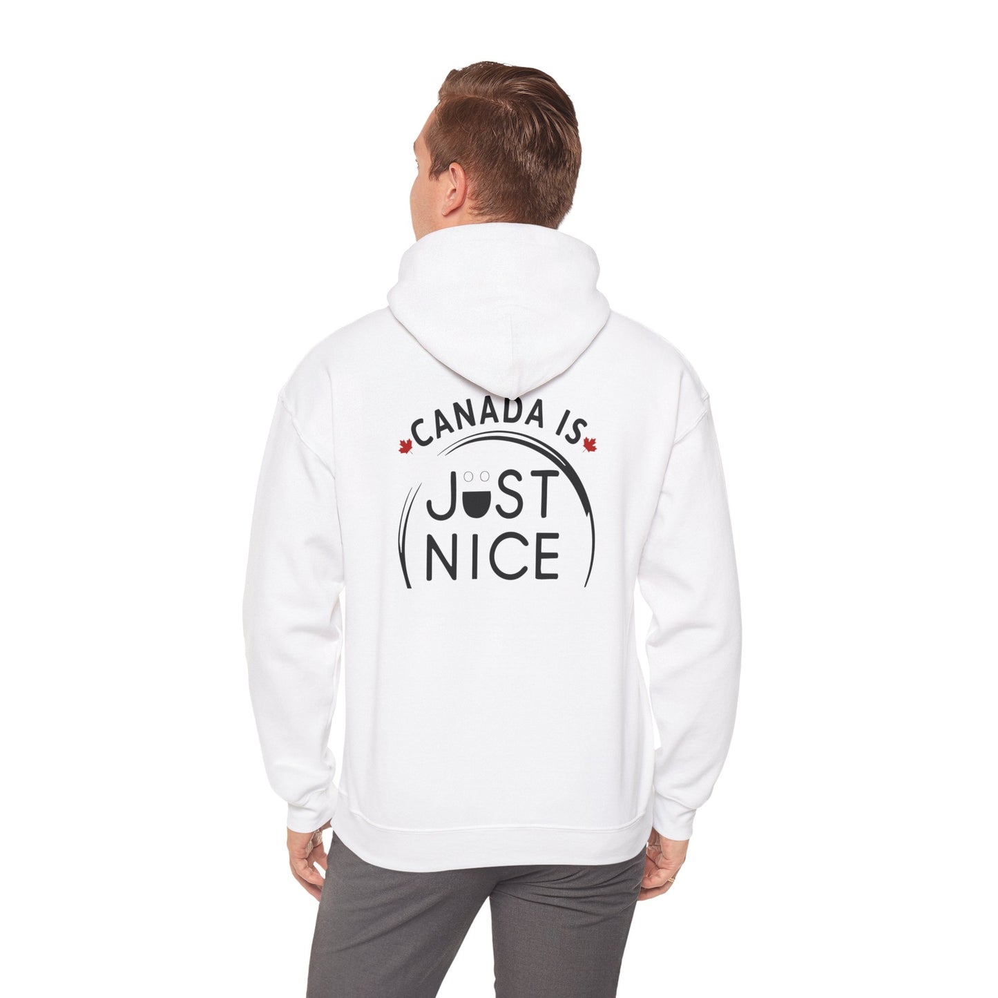 Canada Is Just Nice Hooded Sweatshirt | Unisex Cozy Pullover
