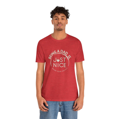 Unisex Dad Values Tee - Perfect Gift for Fathers, Casual Wear, Thoughtful Present, Father's Day, Family Gatherings