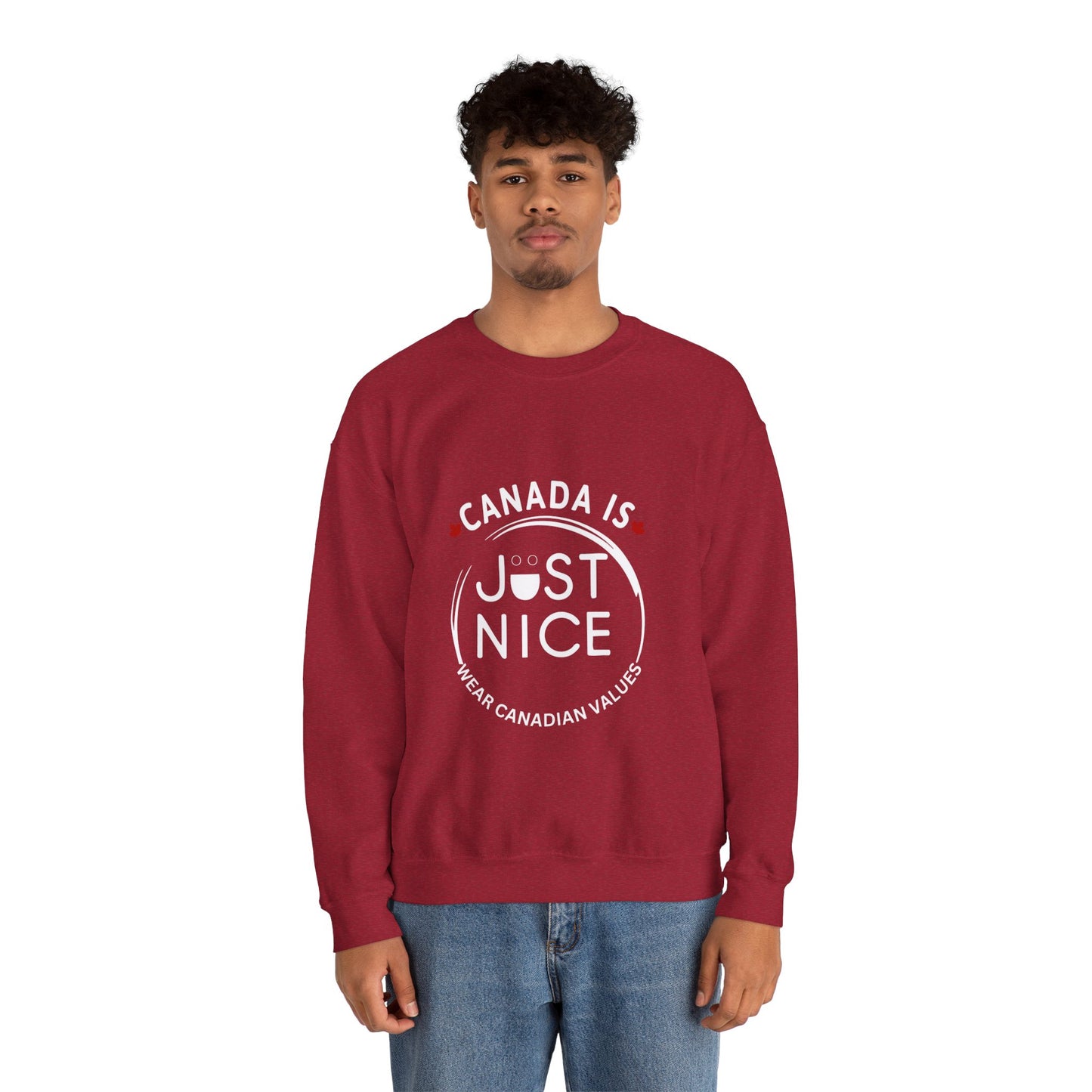 Canada Inspired Unisex Crewneck Sweatshirt - Cozy Fall Style