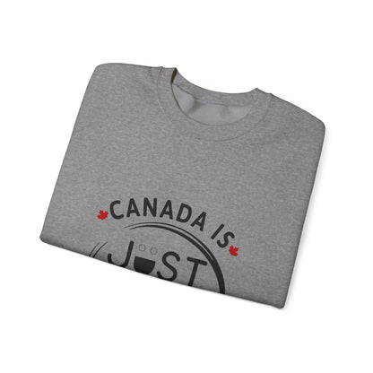 Canada Is Not Nasty Crewneck Sweatshirt - A Cozy Statement Piece for Proud Canadians