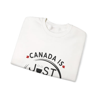 Canada Inspired Unisex Crewneck Sweatshirt - Cozy Fall Style