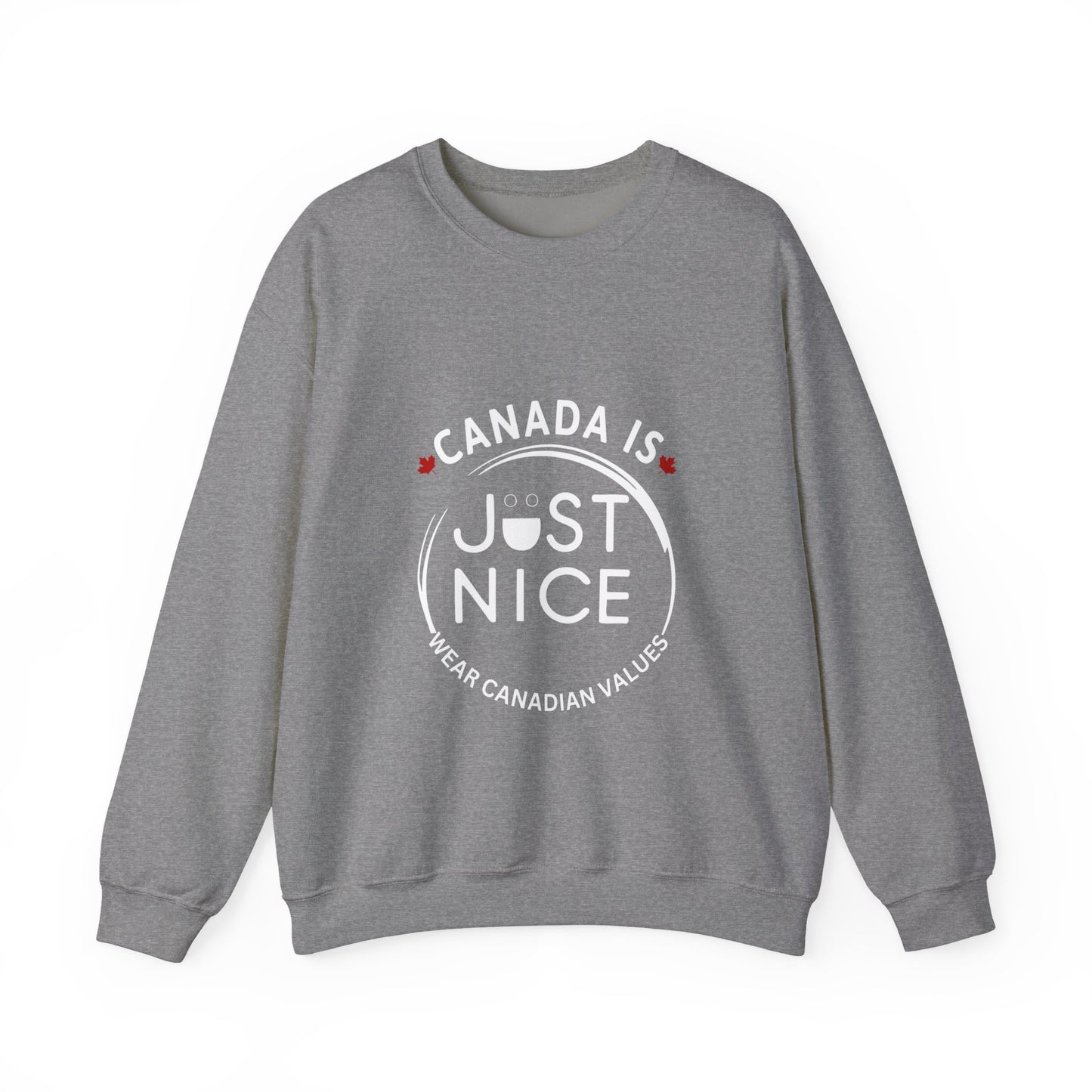 Canada Inspired Unisex Crewneck Sweatshirt - Cozy Fall Style