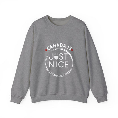Canada Inspired Unisex Crewneck Sweatshirt - Cozy Fall Style