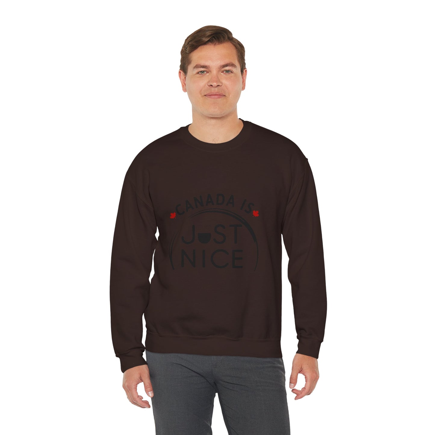 Canada Is Not Nasty Crewneck Sweatshirt - A Cozy Statement Piece for Proud Canadians