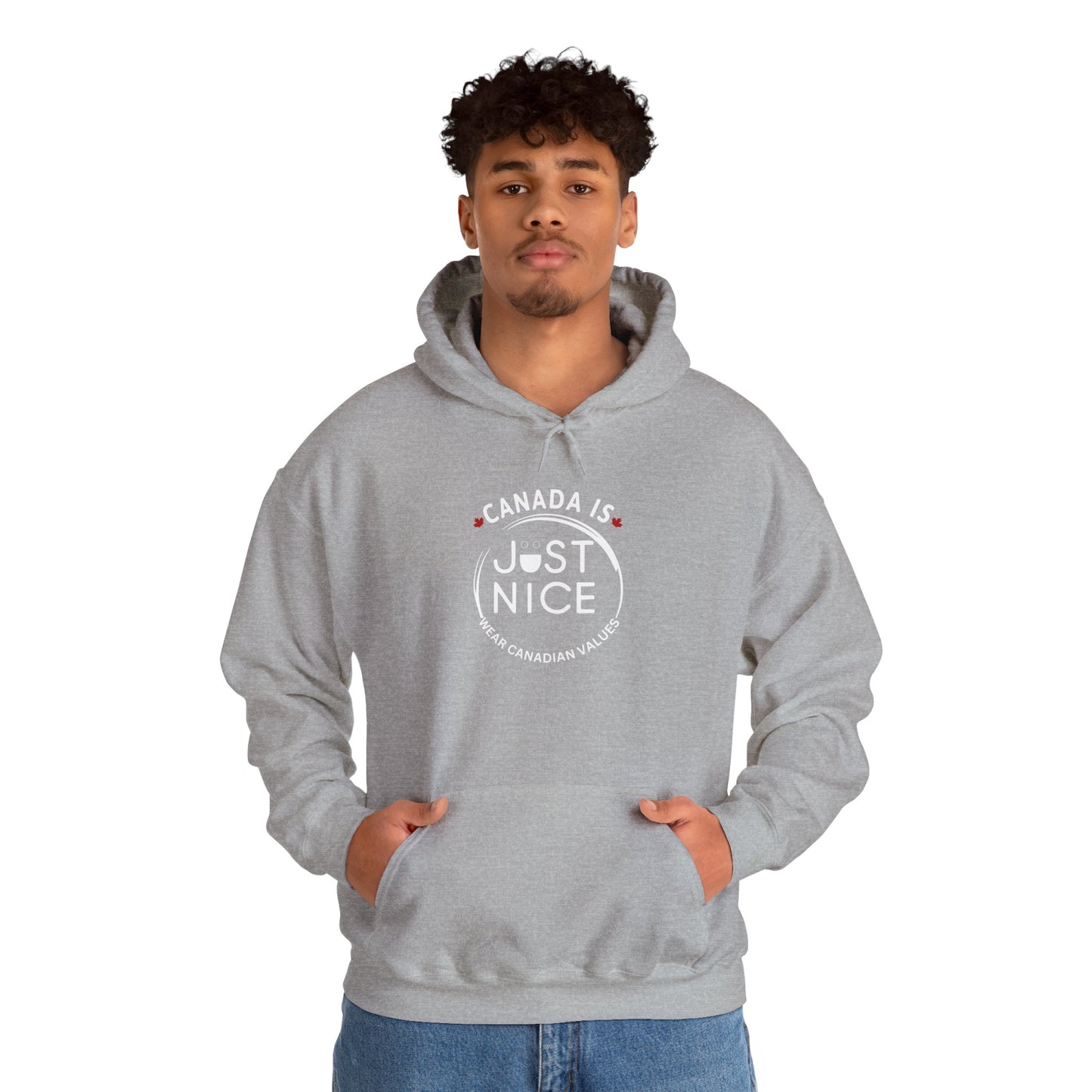 Canada Is Just Nice Hooded Sweatshirt | Unisex Cozy Pullover