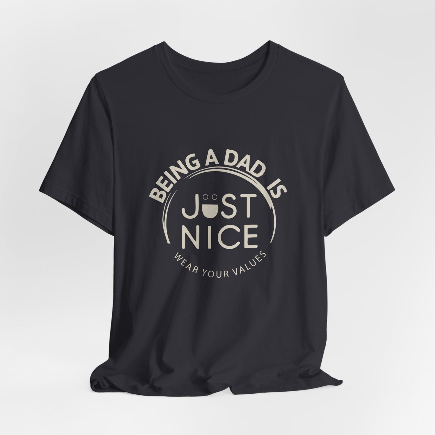 Unisex Dad Values Tee - Perfect Gift for Fathers, Casual Wear, Thoughtful Present, Father's Day, Family Gatherings