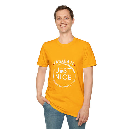 Canada Is Not Nasty Just Nice Unisex Softstyle T-Shirt