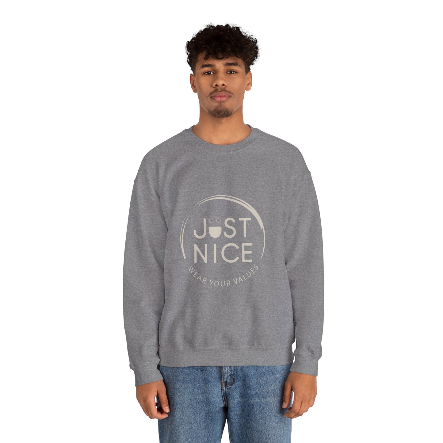 Canada Is Just Nice Crewneck Sweatshirt - Cozy Unisex Sweater for Home & Outdoor