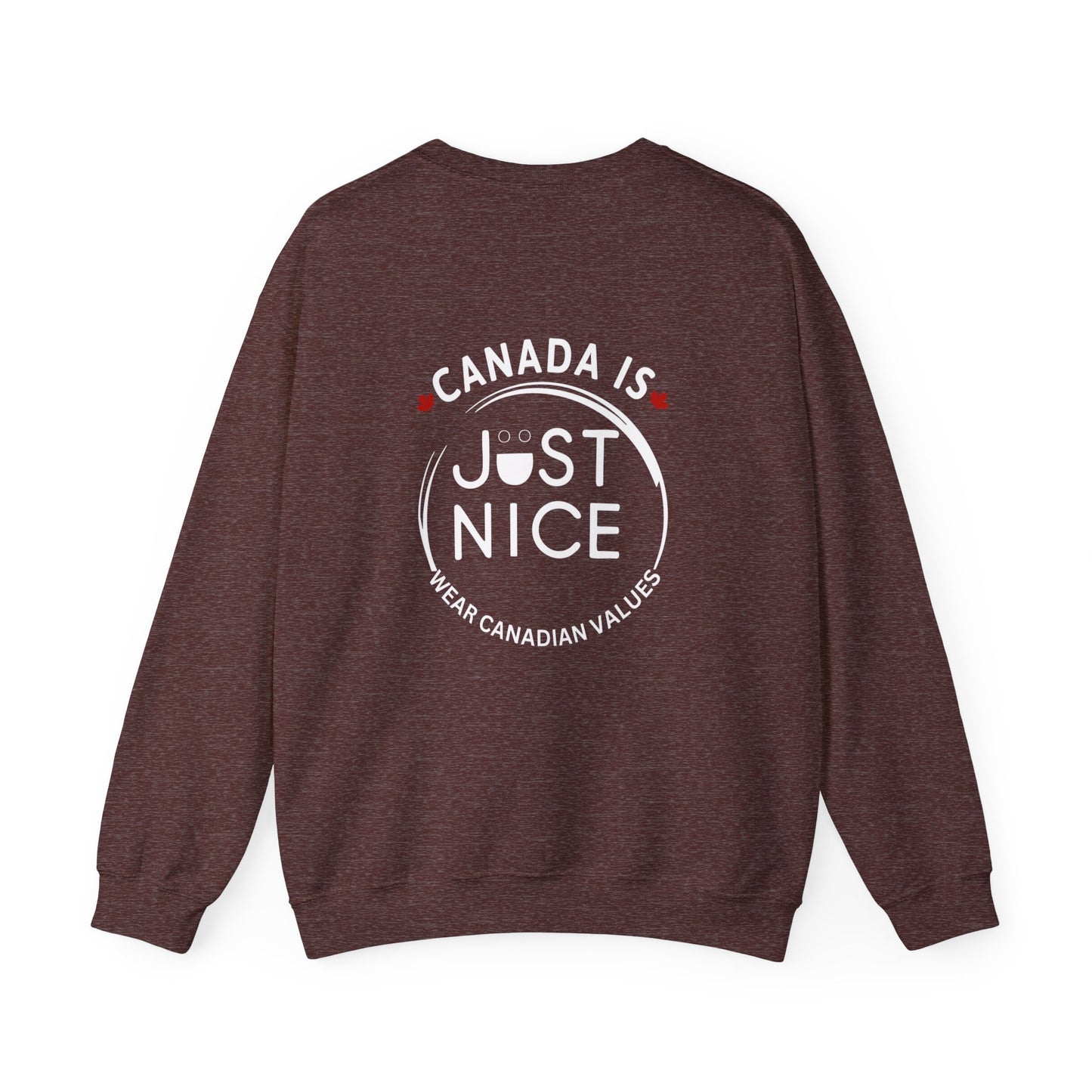 Canada Inspired Unisex Crewneck Sweatshirt - Cozy Fall Style