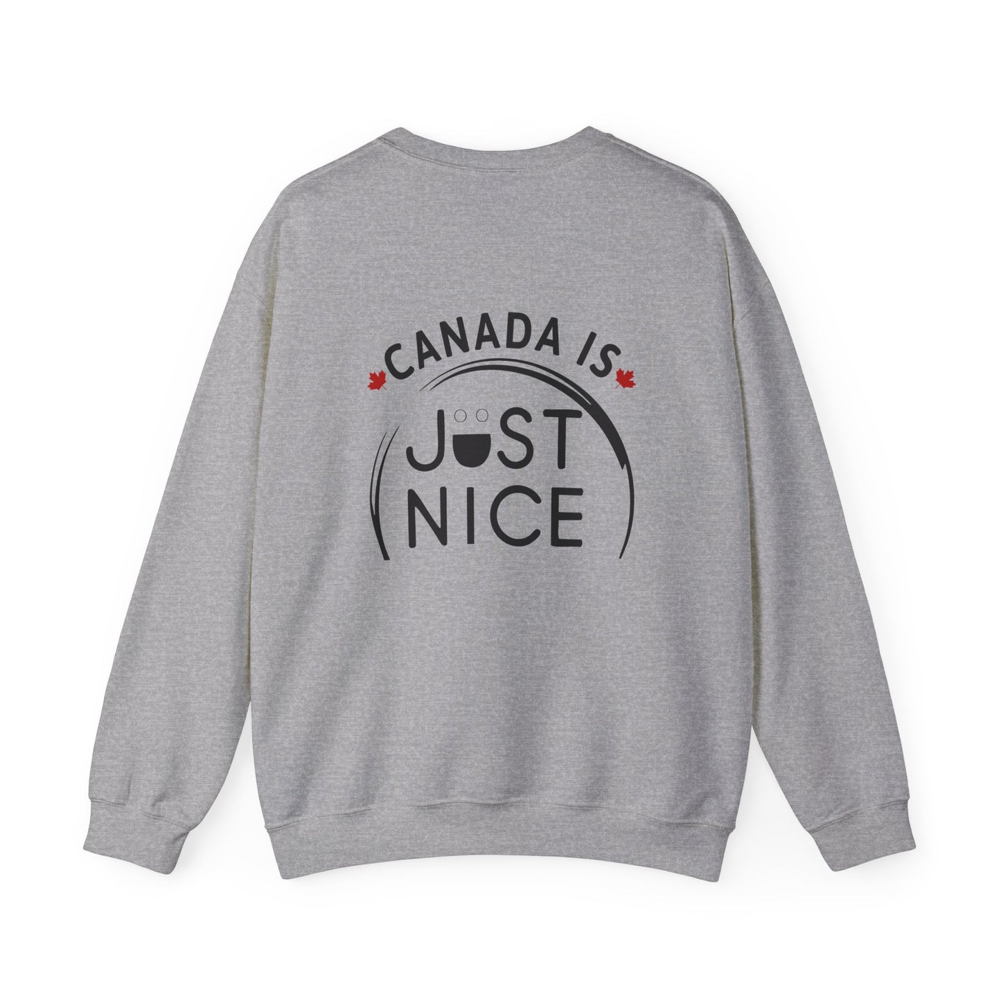Canada Is Not Nasty Crewneck Sweatshirt - A Cozy Statement Piece for Proud Canadians