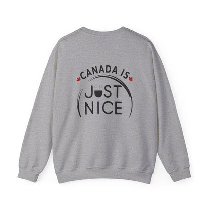 Canada Is Not Nasty Crewneck Sweatshirt - A Cozy Statement Piece for Proud Canadians