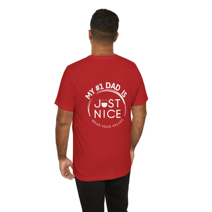 Present Dad Unisex Tee - Father's Day Gift, Motivational Shirt, Dad Humor, Casual Wear, Gift for Dads