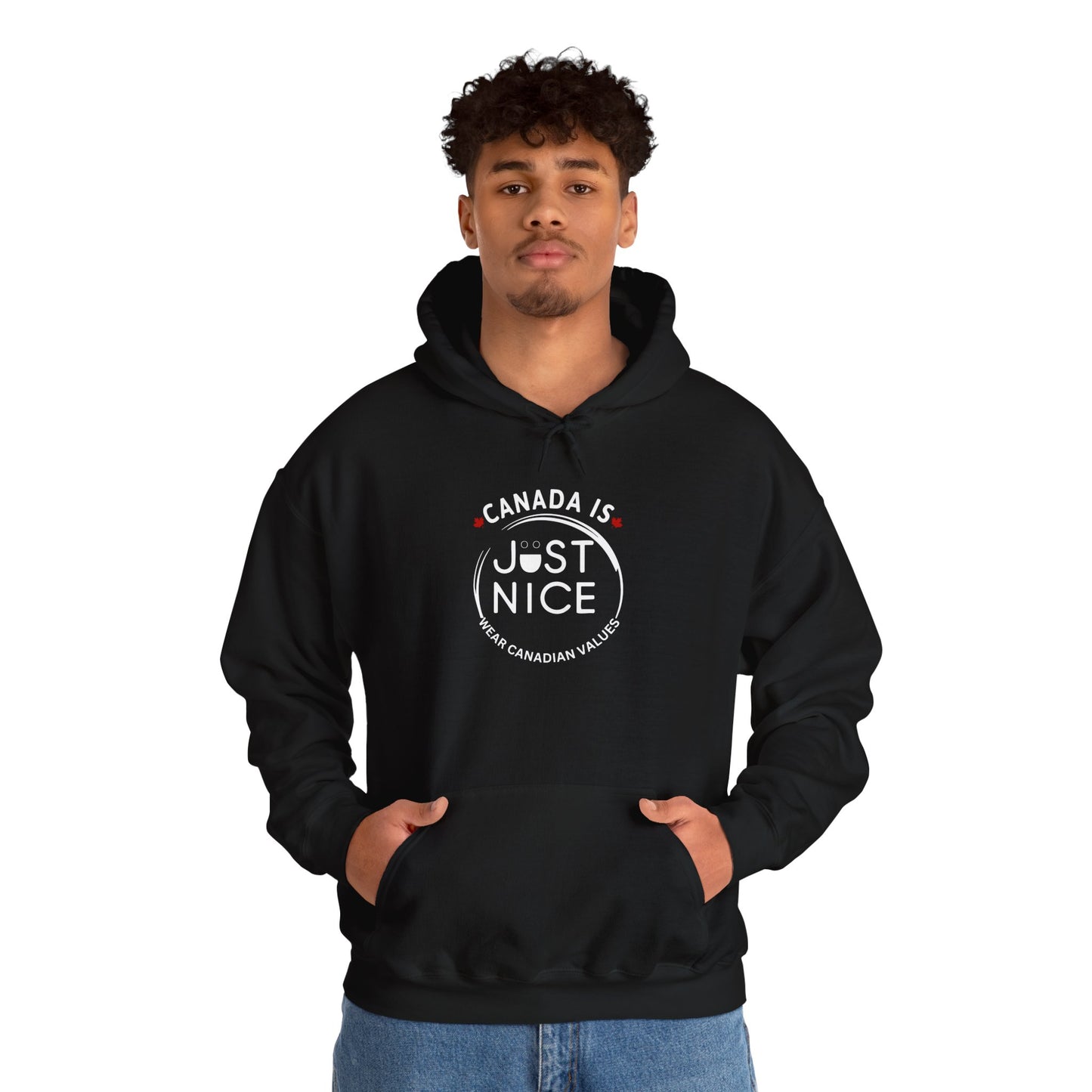 Canada Is Just Nice Hooded Sweatshirt | Unisex Cozy Pullover