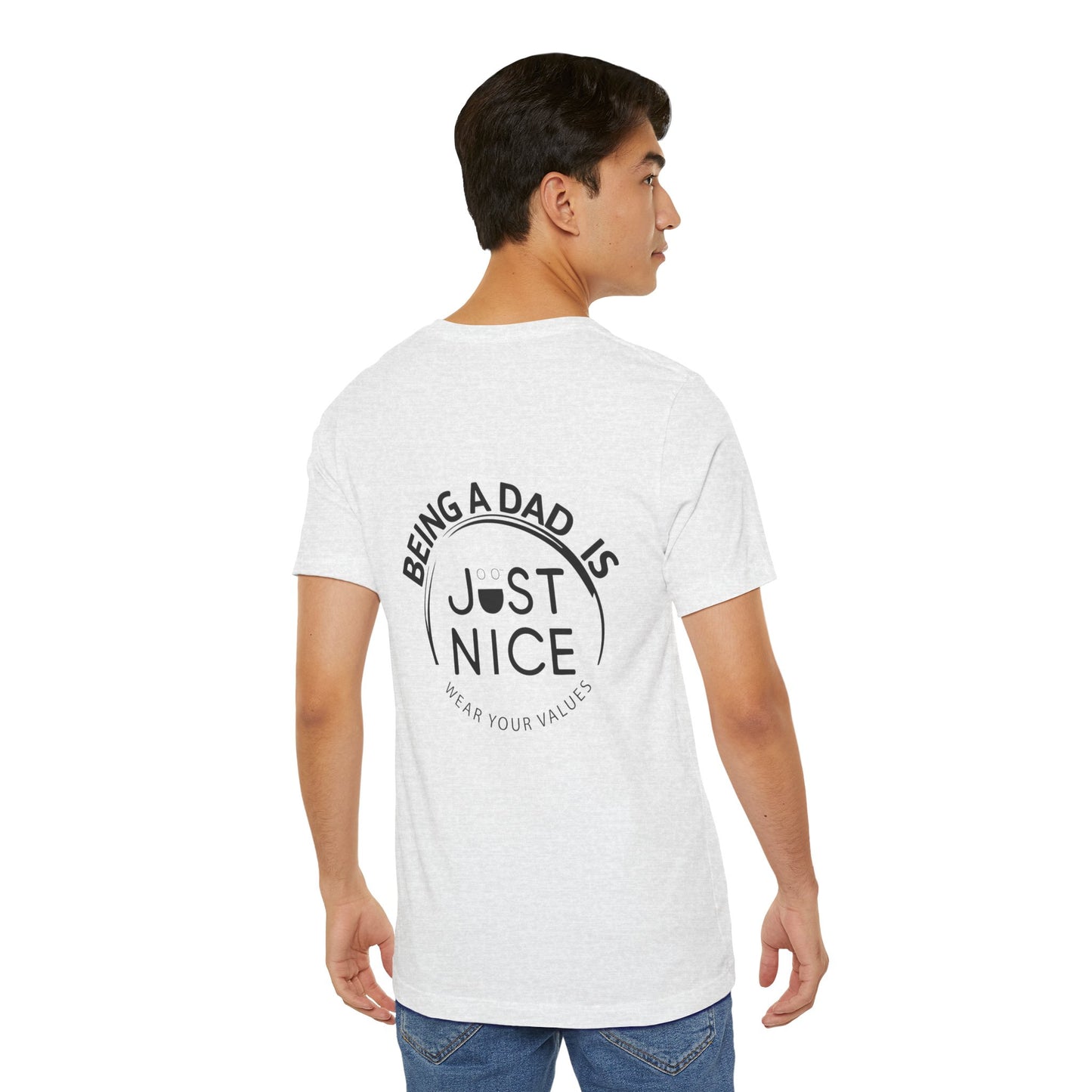 Present Dad Unisex Tee - Father's Day Gift, Motivational Shirt, Dad Humor, Casual Wear, Gift for Dads