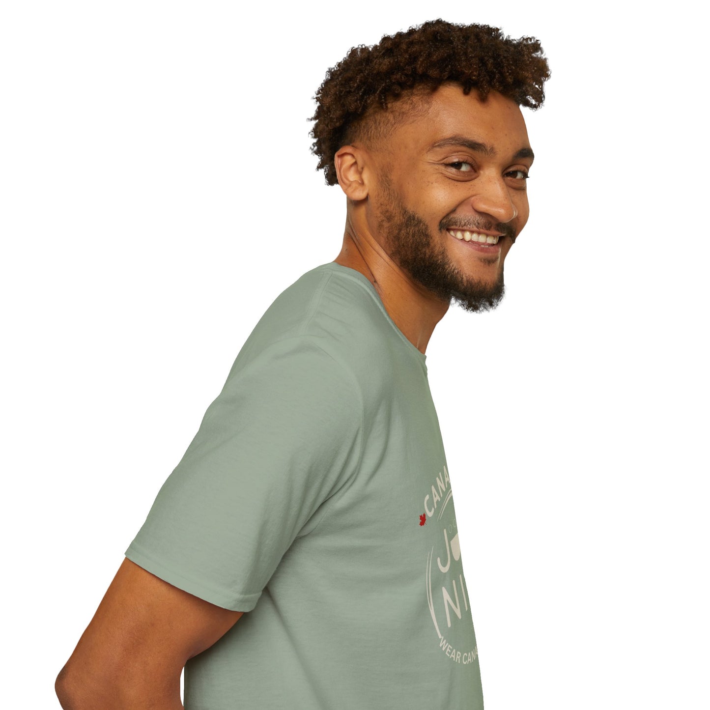 Unisex Softstyle T-Shirt - "Canada is Just Nice" Maple Leaf Design