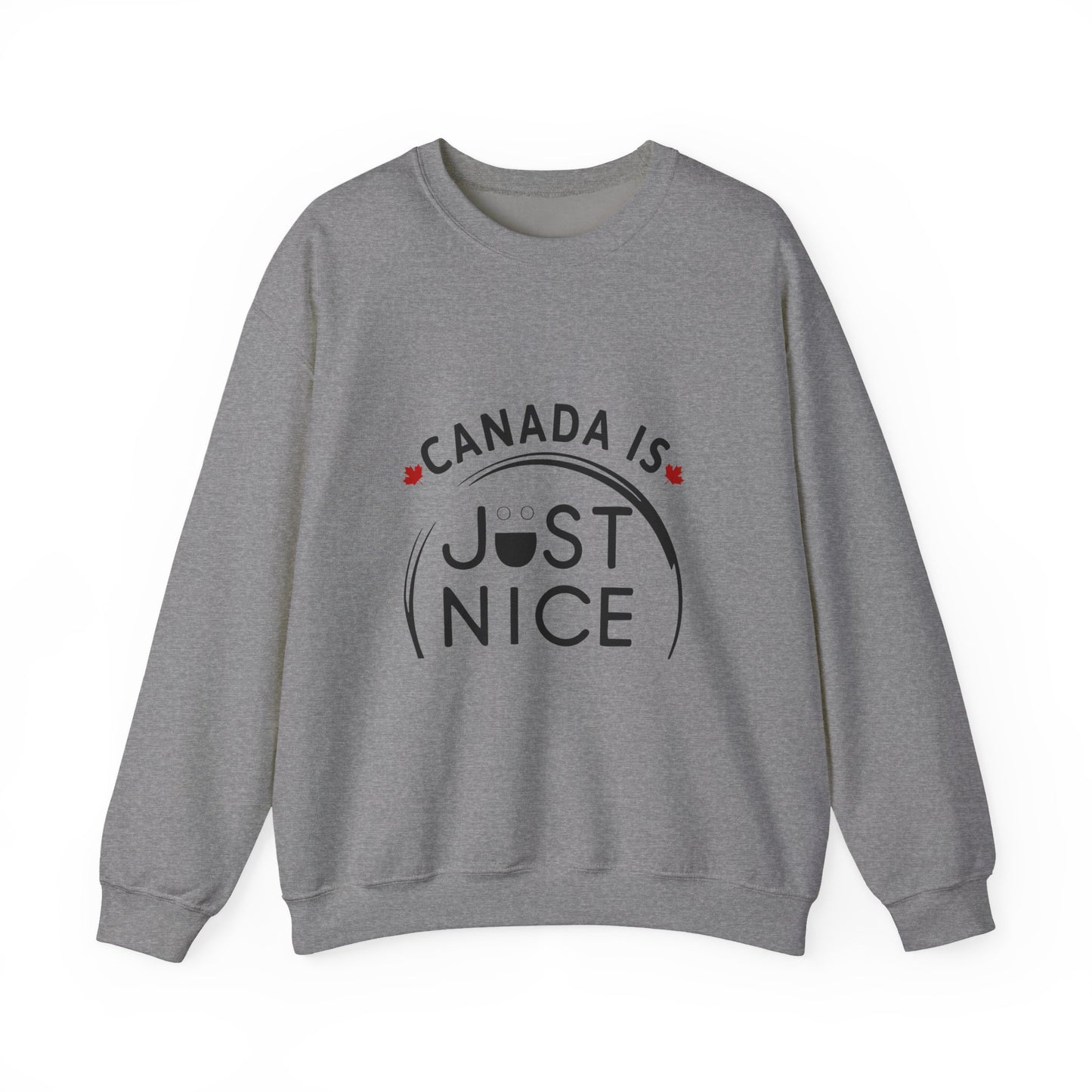Canada Is Not Nasty Crewneck Sweatshirt - A Cozy Statement Piece for Proud Canadians