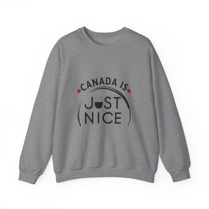 Canada Is Not Nasty Crewneck Sweatshirt - A Cozy Statement Piece for Proud Canadians