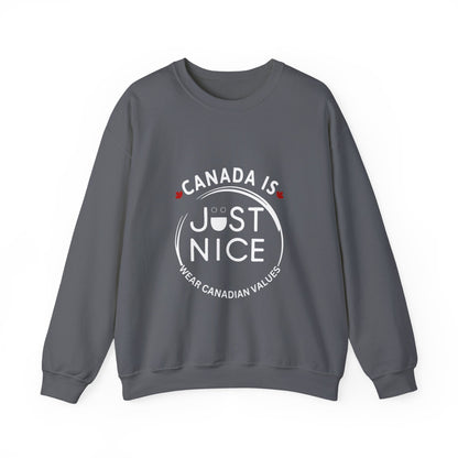 Canada Inspired Unisex Crewneck Sweatshirt - Cozy Fall Style