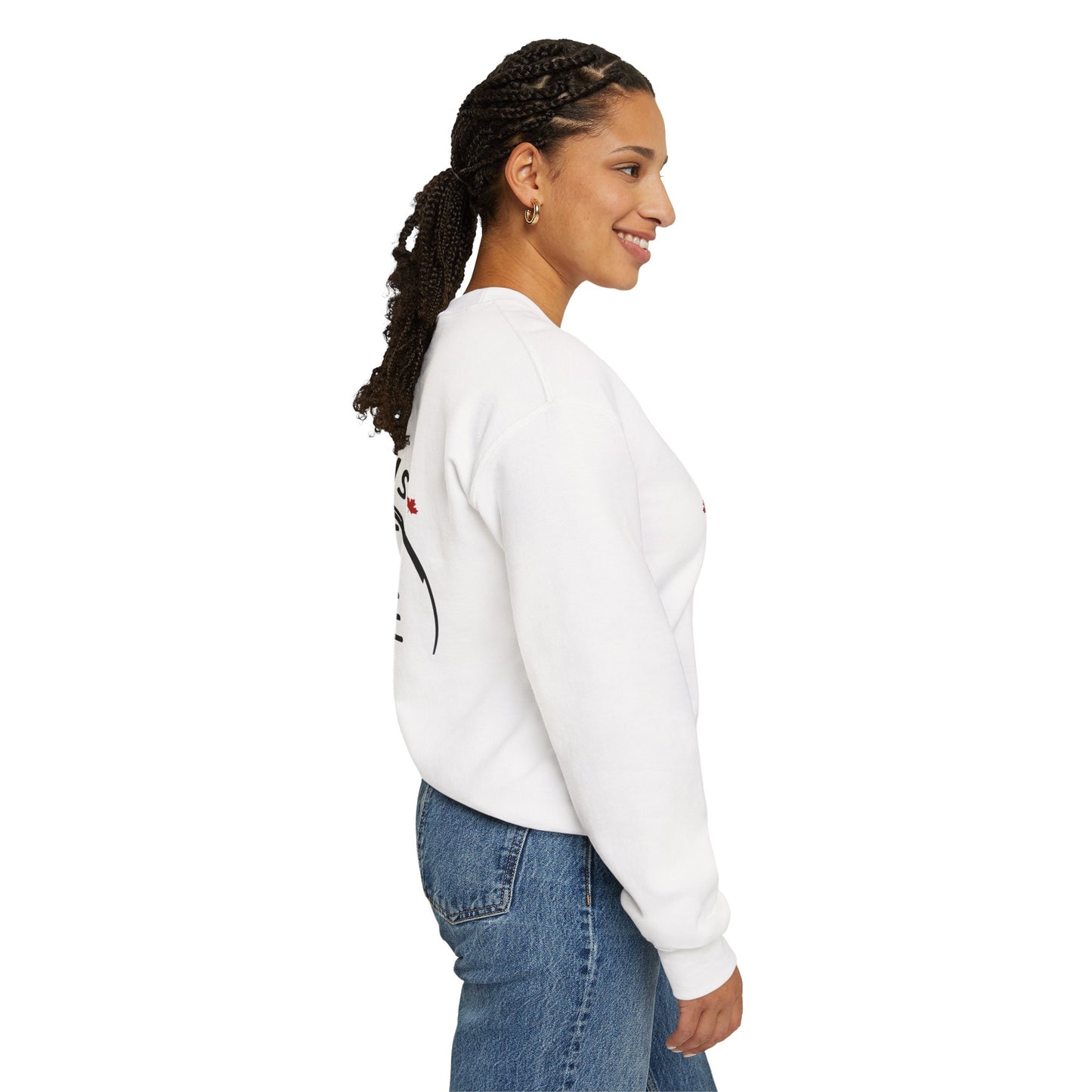 Canada Is Not Nasty Crewneck Sweatshirt - A Cozy Statement Piece for Proud Canadians