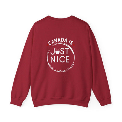 Canada Inspired Unisex Crewneck Sweatshirt - Cozy Fall Style