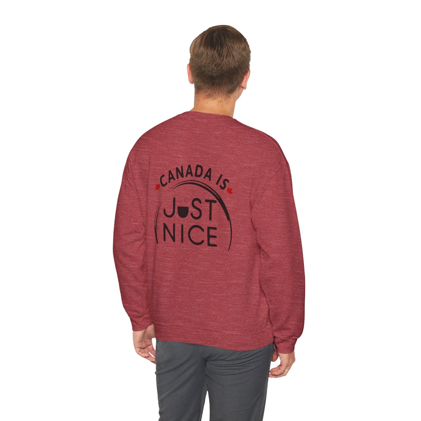 Canada Is Not Nasty Crewneck Sweatshirt - A Cozy Statement Piece for Proud Canadians