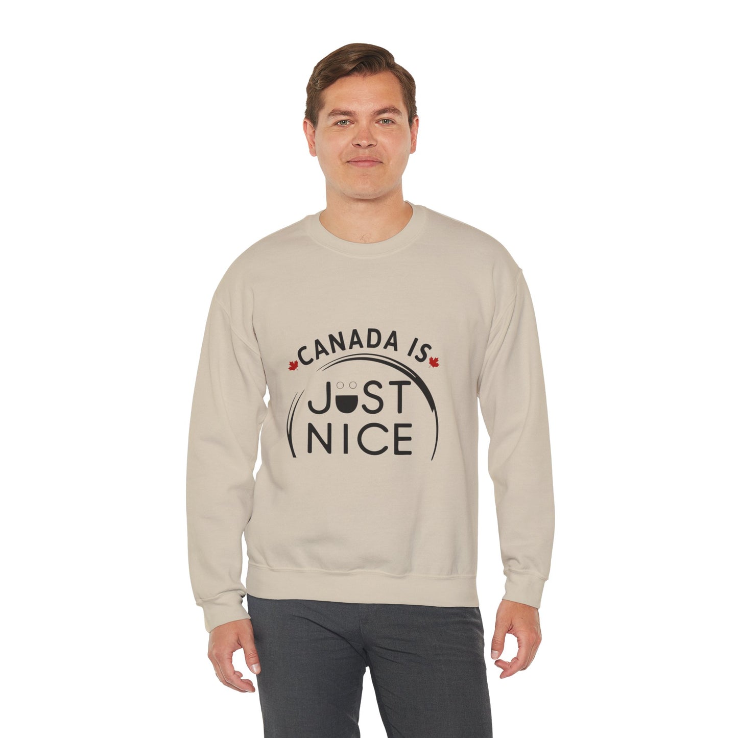 Canada Is Not Nasty Crewneck Sweatshirt - A Cozy Statement Piece for Proud Canadians