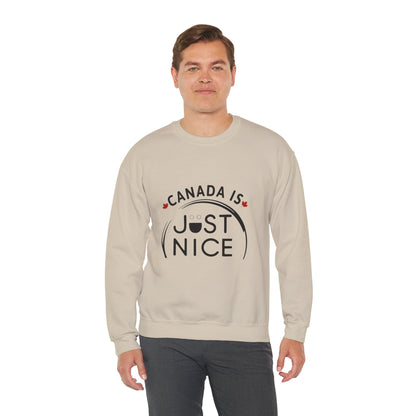 Canada Is Not Nasty Crewneck Sweatshirt - A Cozy Statement Piece for Proud Canadians
