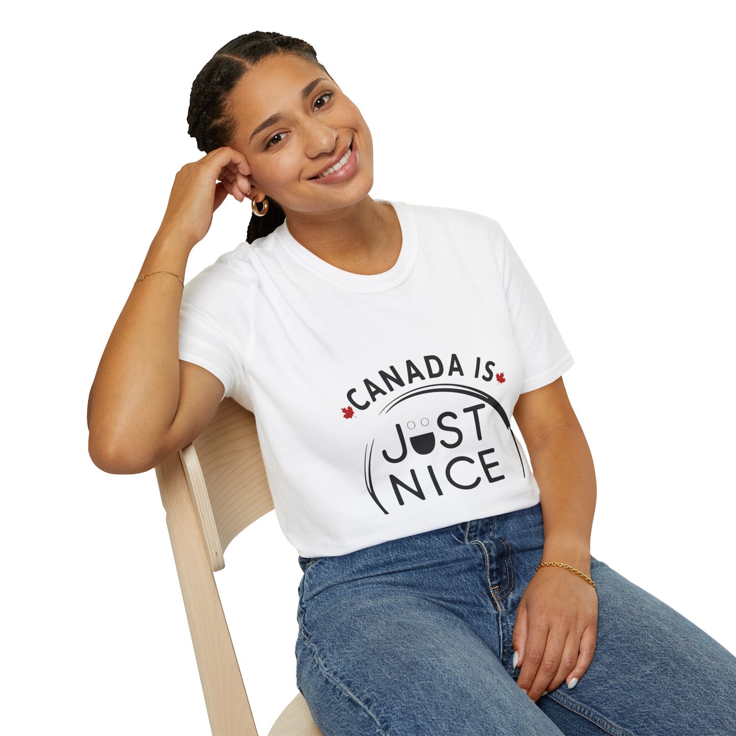Canada Is Not Nasty Just Nice Unisex Softstyle T-Shirt