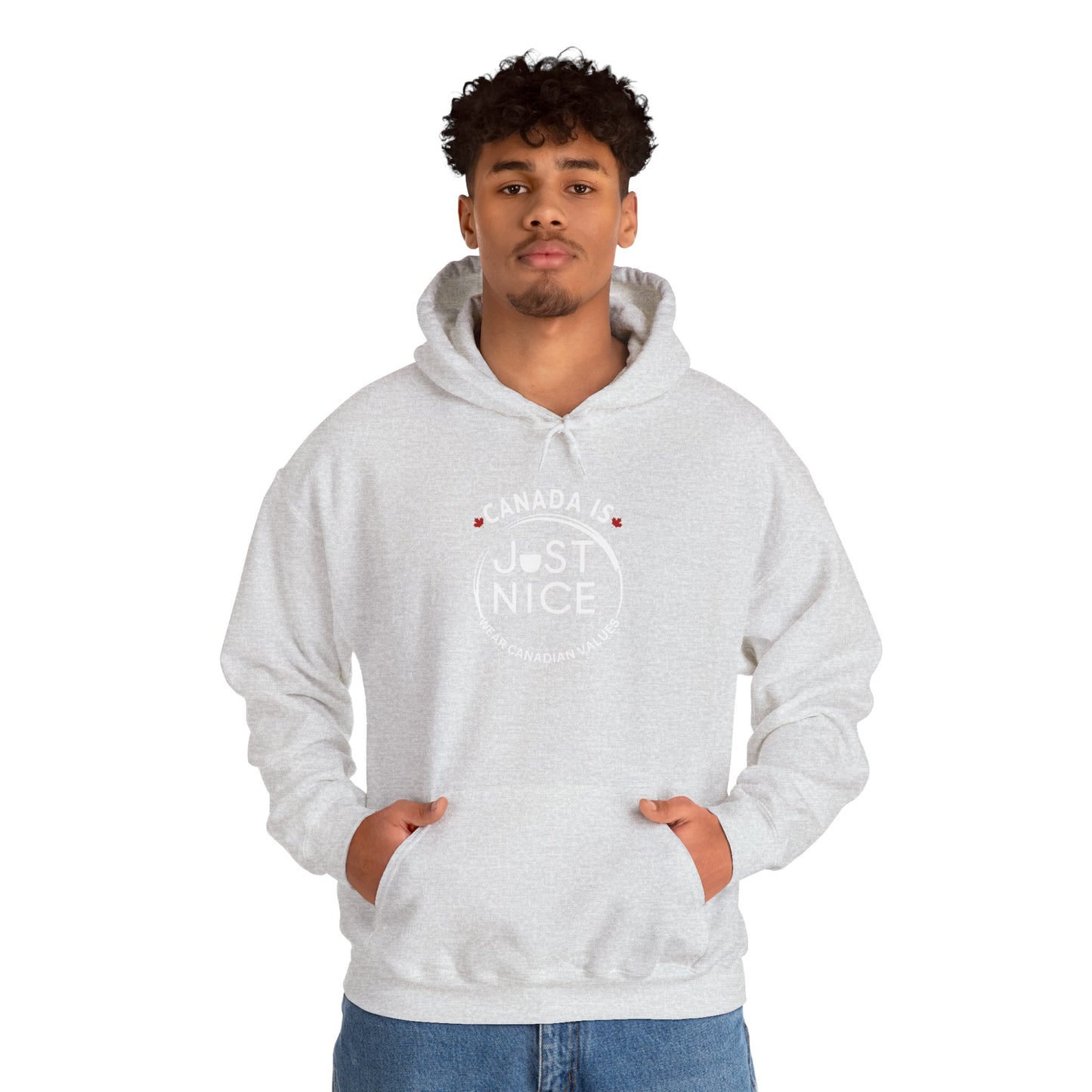 Canada Is Just Nice Hooded Sweatshirt | Unisex Cozy Pullover