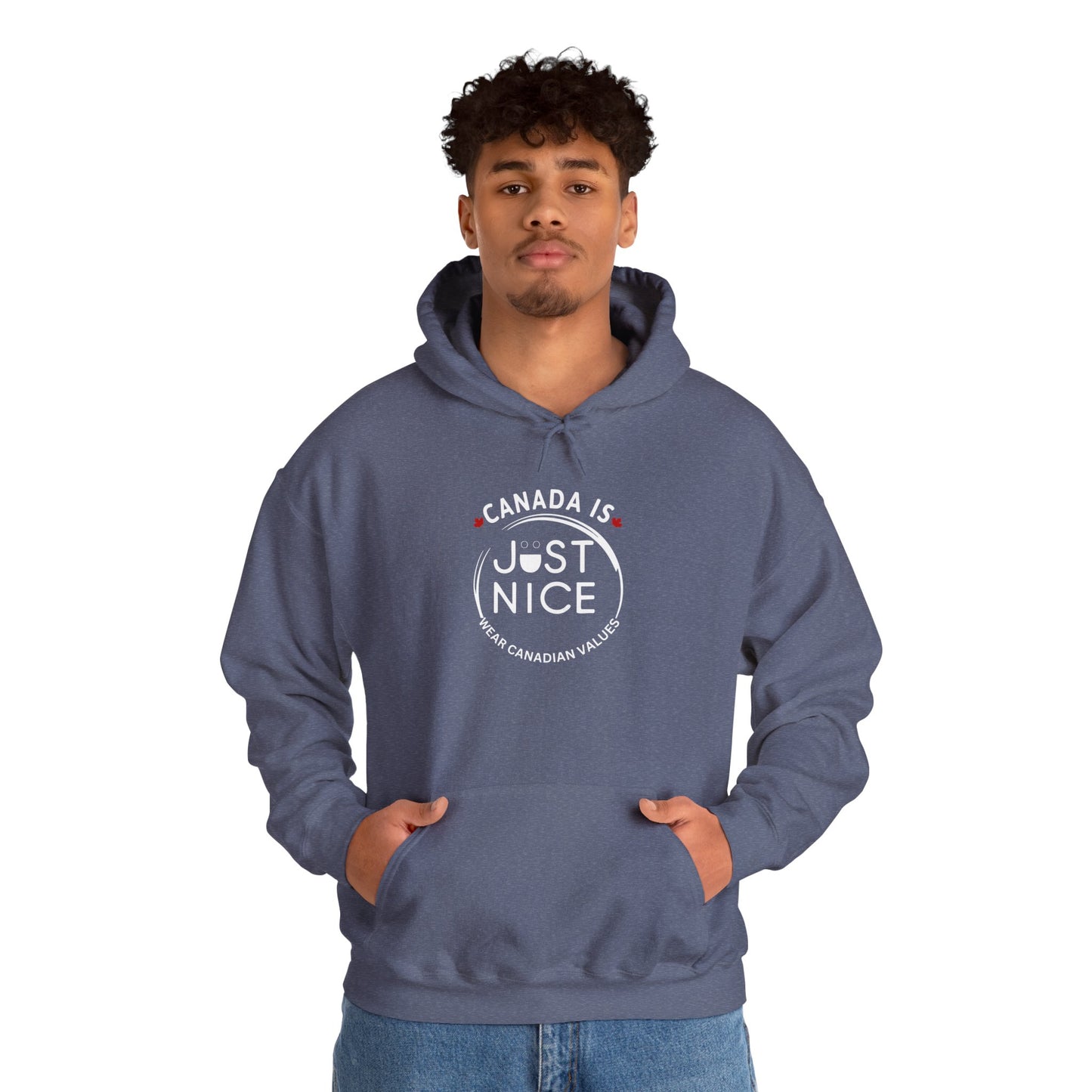 Canada Is Just Nice Hooded Sweatshirt | Unisex Cozy Pullover