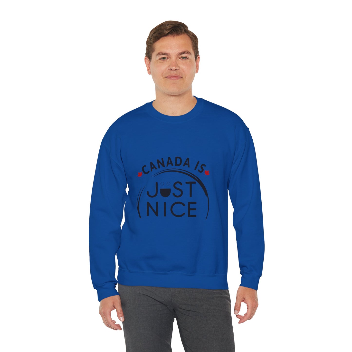 Canada Is Not Nasty Crewneck Sweatshirt - A Cozy Statement Piece for Proud Canadians