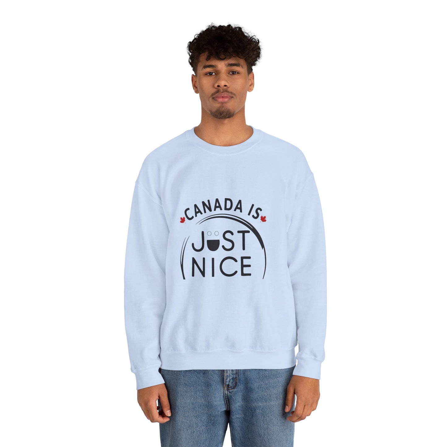 Canada Is Not Nasty Crewneck Sweatshirt - A Cozy Statement Piece for Proud Canadians